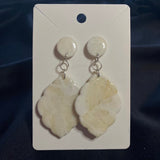 Moonstone (Two-Piece Large Moroccan Studs)