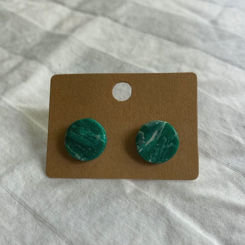 Emerald (Circle Studs)